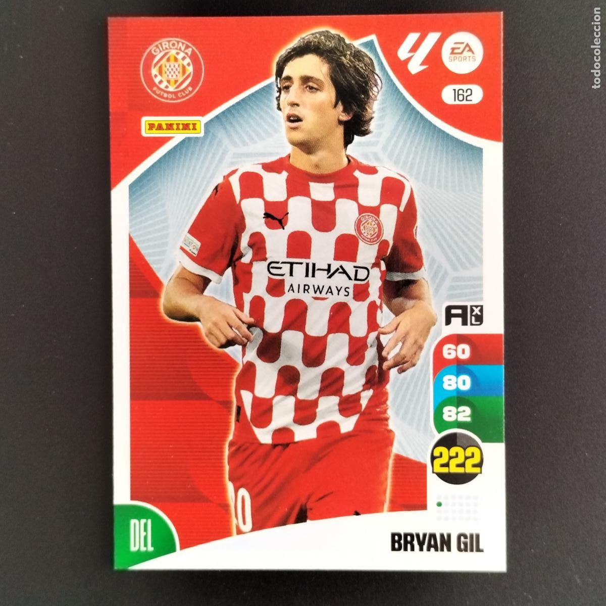 Cromos de F&uacute;tbol: 162 BRYAN GIL GIRONA CROMOS ADRENALYN XL LALIGA CARD 2024 2025 24 25 PANINI