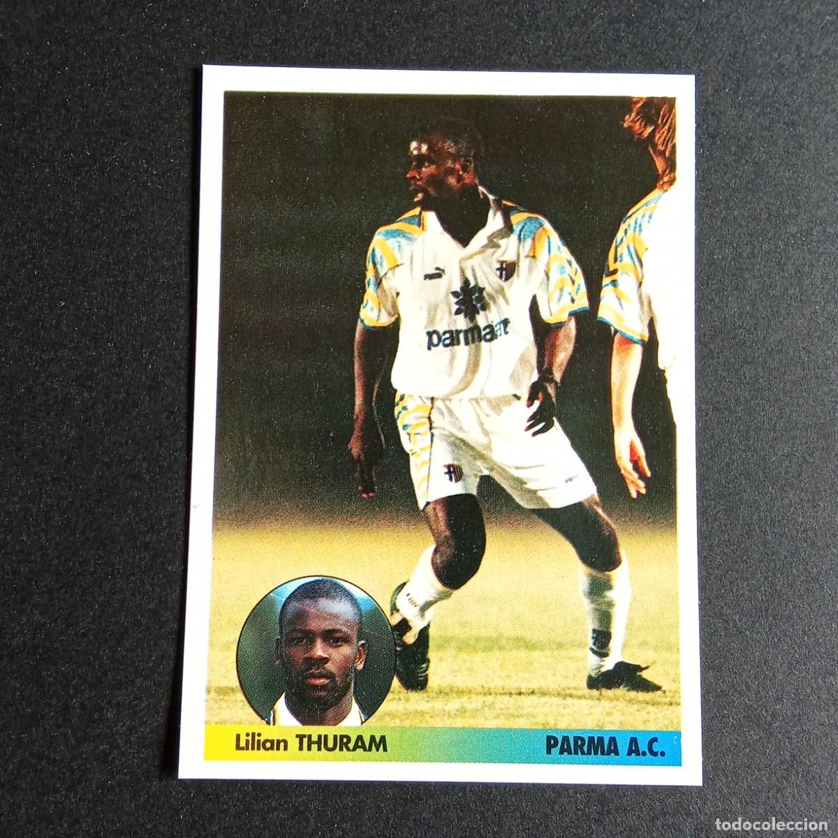 Cromos de F&uacute;tbol: LOS MEJORES EQUIPOS DE EUROPA 1996 1997 96 97 PANINI 212 THURAM PARMA SIN PEGAR