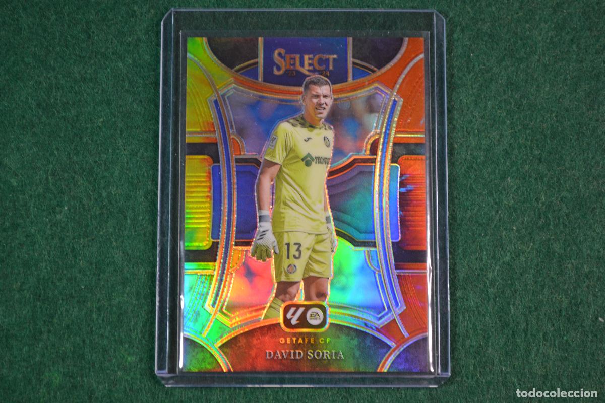 Fu&szlig;ball-Sticker: PANINI SELECT LA LIGA 2023-24 - 142 DAVID SORIA (GETAFE CF) PARALELA TIE-DYE NUMERADA 09/30