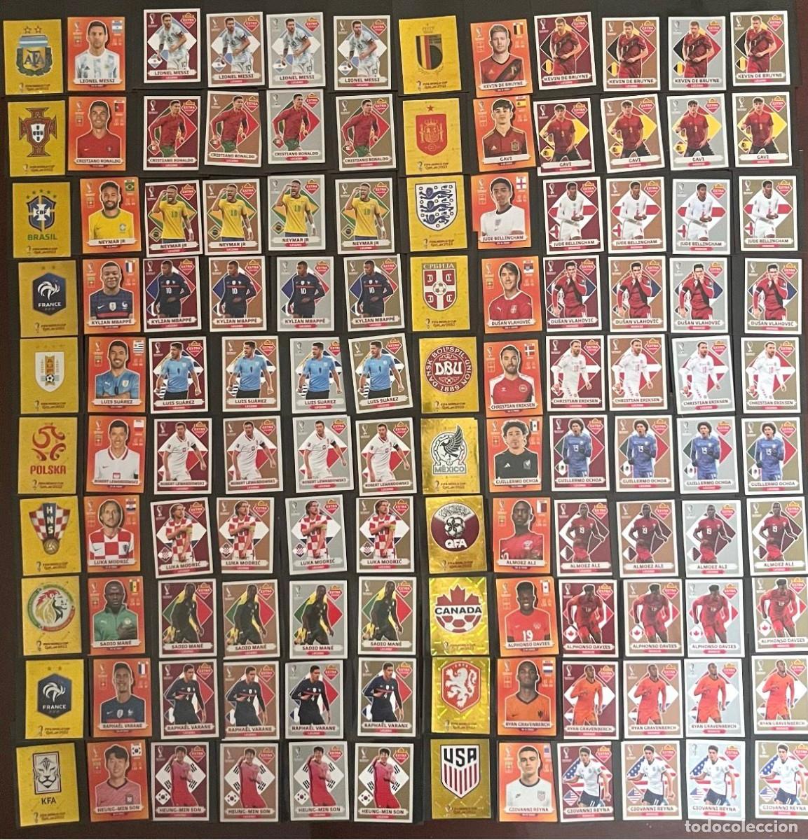 Cromos de F&uacute;tbol: Colecci&oacute;n Extra-Stickers Panini Qatar 2022