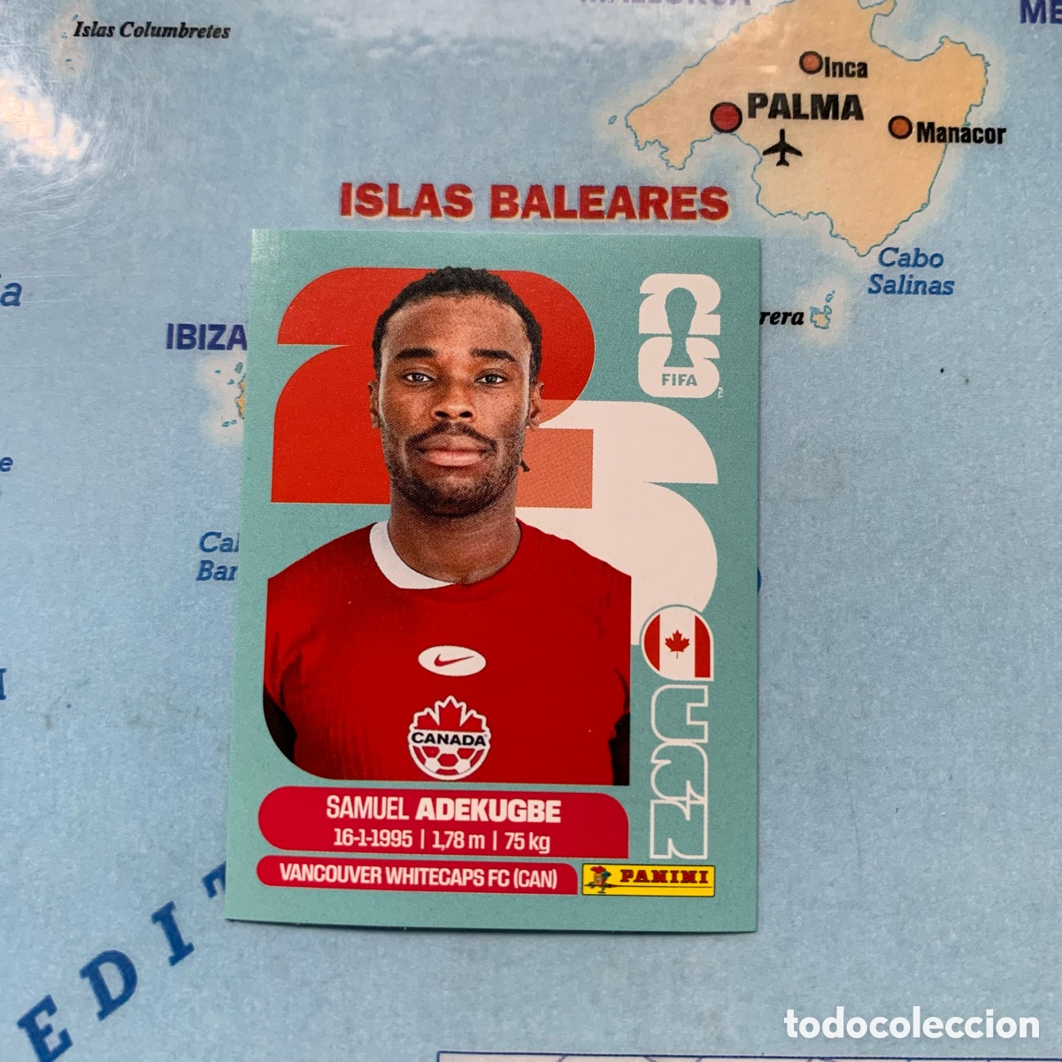 Football Stickers: Canada numero 5 cromo panini Mundial Fifa World Cup 2026