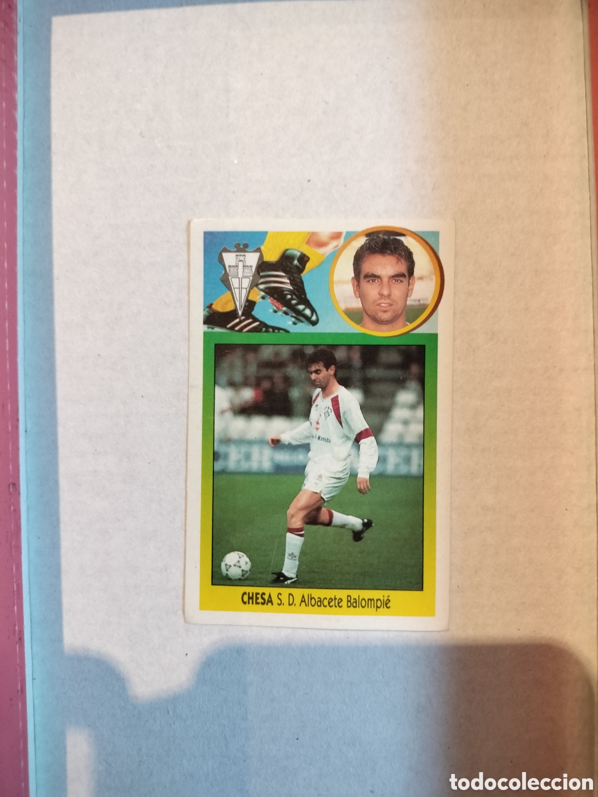 Cromos de F&uacute;tbol: Cromo liga 93-94 ediciones este CHESA