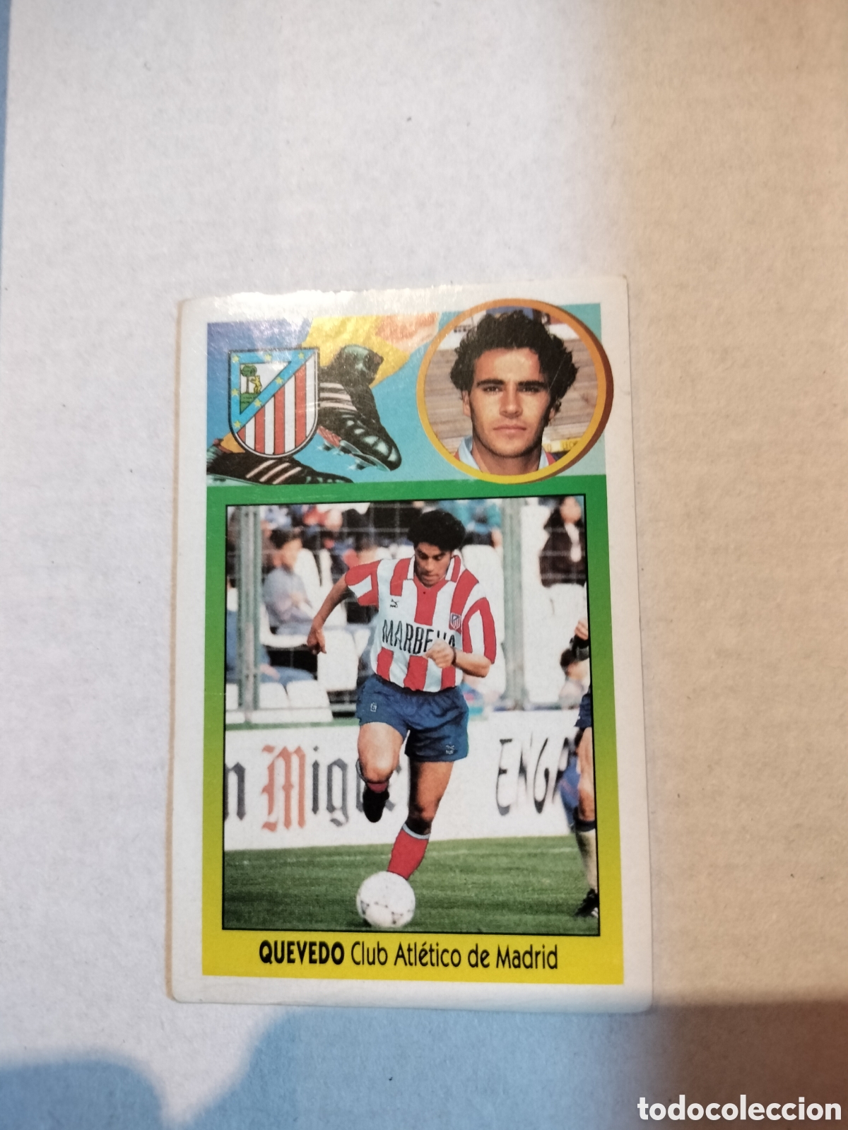 Cromos de F&uacute;tbol: Cromo liga 93-94 ediciones este Quevedo