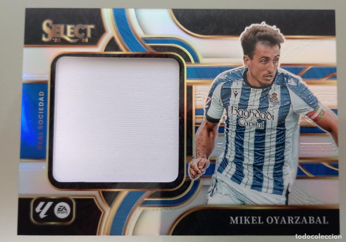 Cromos de F&uacute;tbol: Mikel Oyarz&aacute;bal (R. Sociedad) Panini Select La Liga 2025-26 (Jumbo Swatches)