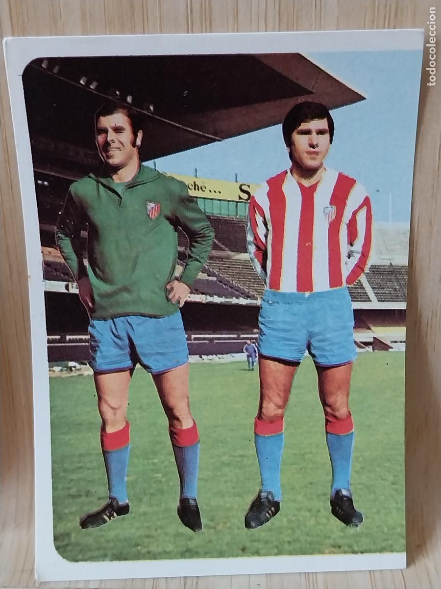 Cromos de F&uacute;tbol: REINA - MELO - AT ATLEICO MADRID A&Ntilde;O 1975 75 76 CROMO 9 *-* SIN PEGAR NUNCA RUIZ ROMERO