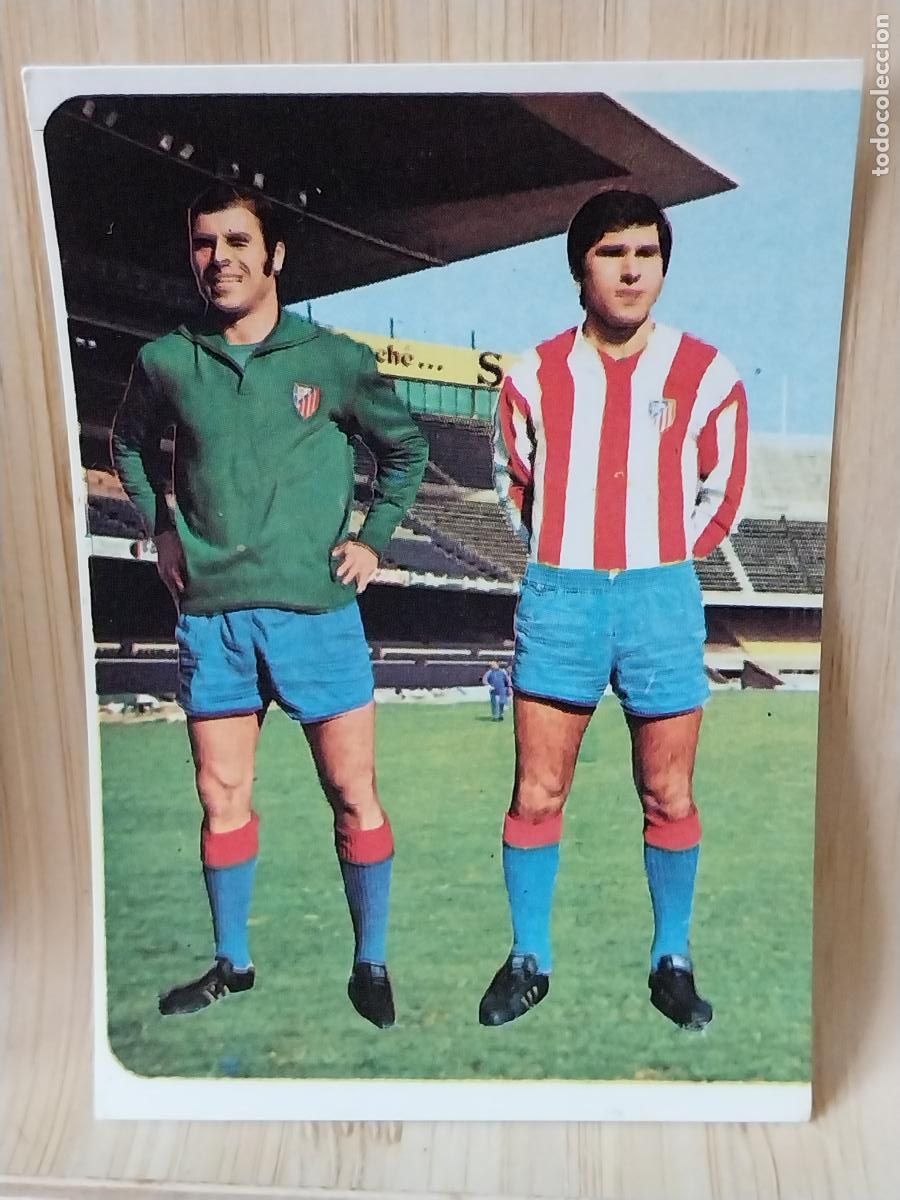 Cromos de F&uacute;tbol: REINA - MELO - AT ATLEICO MADRID A&Ntilde;O 1975 75 76 CROMO 9 *++-* SIN PEGAR NUNCA RUIZ ROMERO