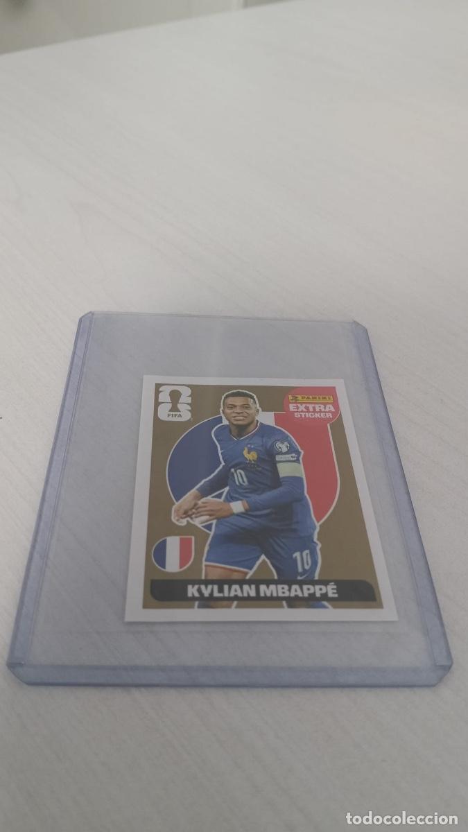 Cromos de Futebol: Mbappe Extra Sticker Gold