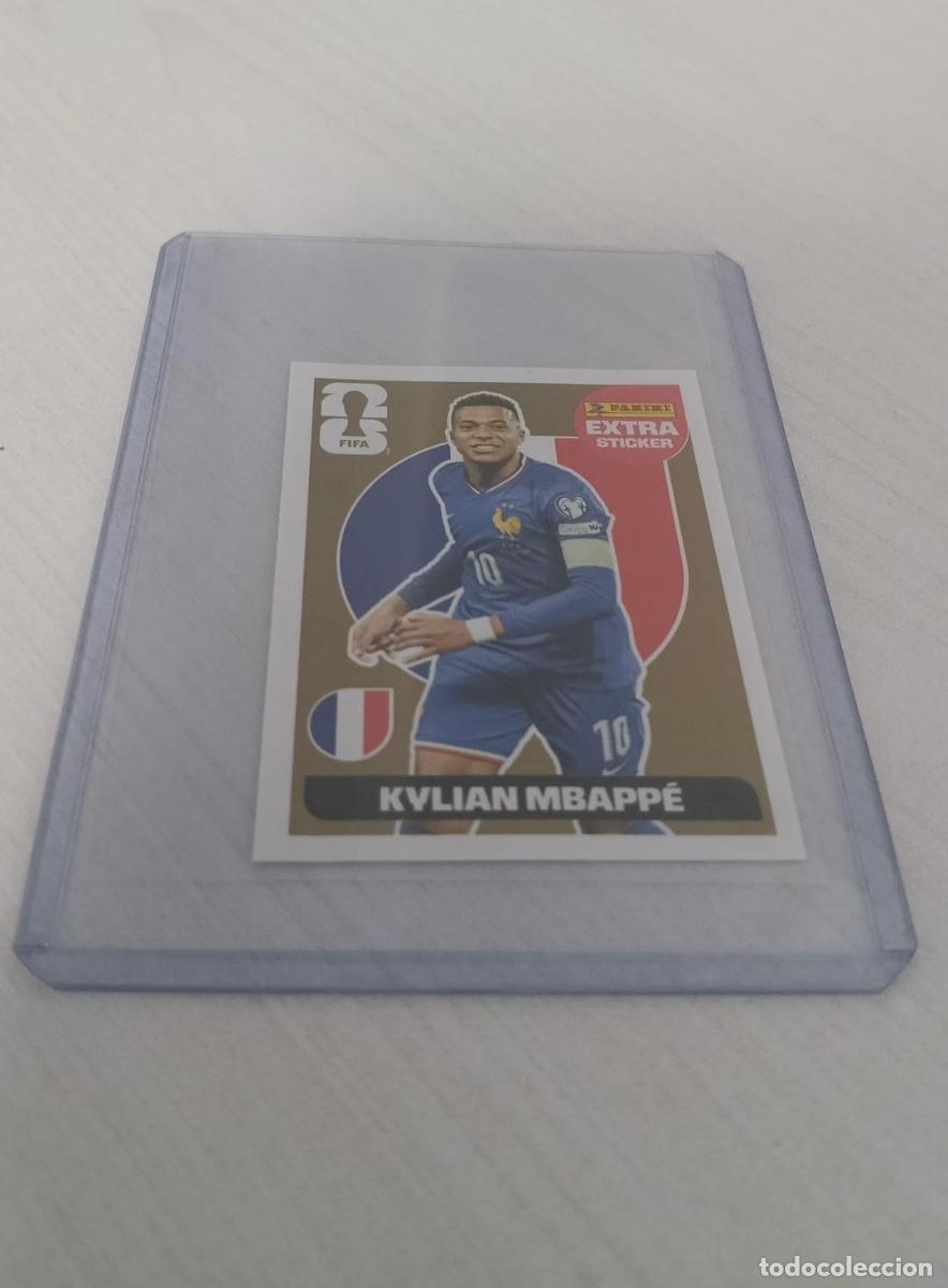 Cromos de Futebol: Mbappe Extra Sticker Gold