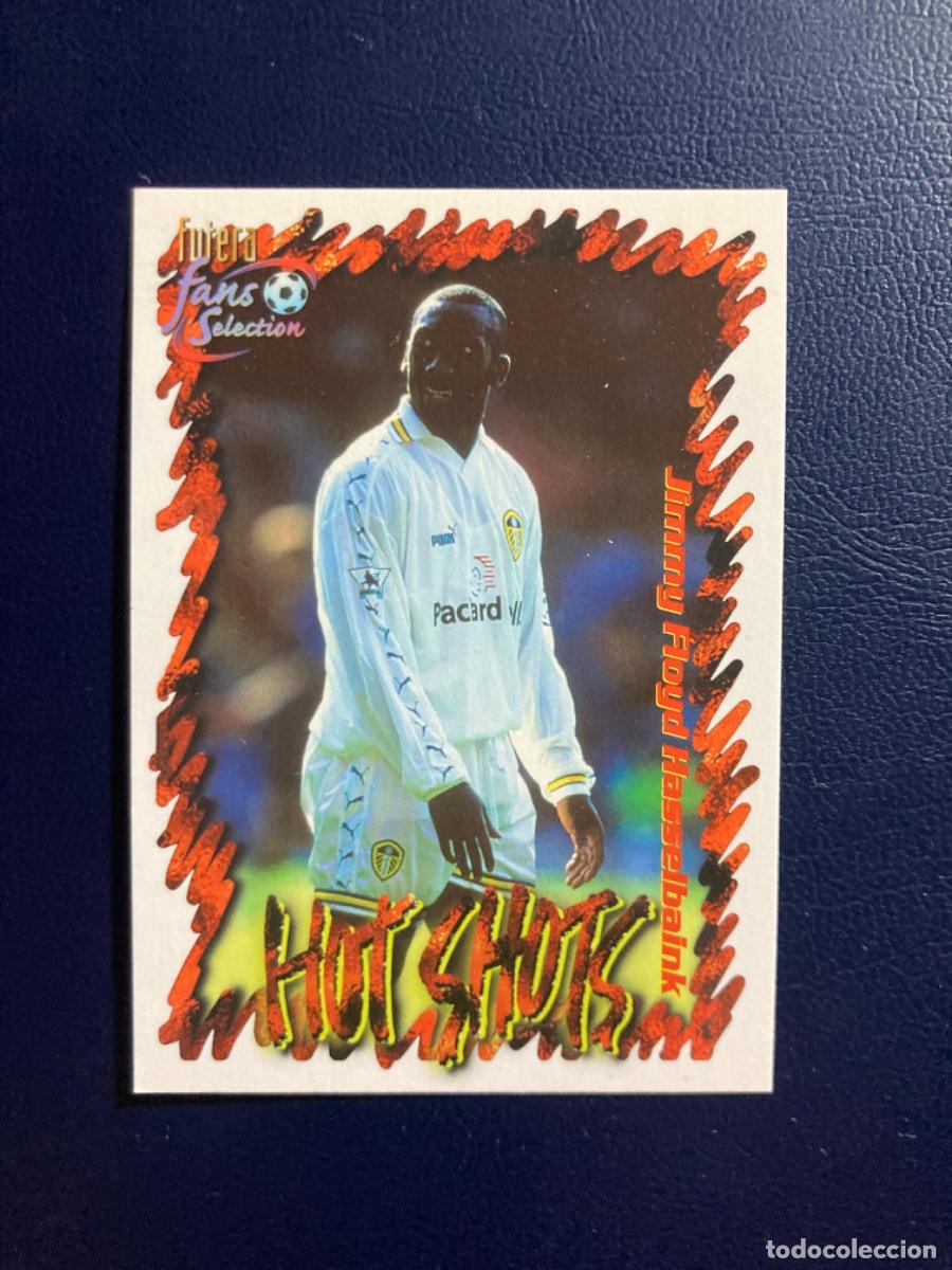 Cartes &agrave; collectionner de Football: 49 Jimmy Floyd Hasselbaink - Futera Fans Selection 1999 - Leeds United - Premier League 99