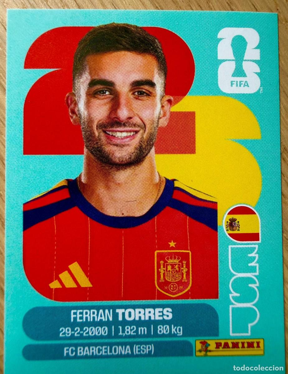Cartes &agrave; collectionner de Football: ESP18 ESP 18 FERRAN TORRES ESPA&Ntilde;A MUNDIAL FIFA WORLD CUP 2026 26 STICKER CROMO PANINI SIN PEGAR