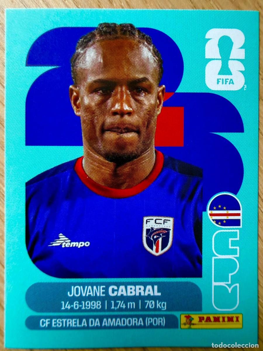 Cartes &agrave; collectionner de Football: CPV16 CPV 16 CABRAL CABO VERDE MUNDIAL FIFA WORLD CUP 2026 26 STICKER CROMO PANINI SIN PEGAR