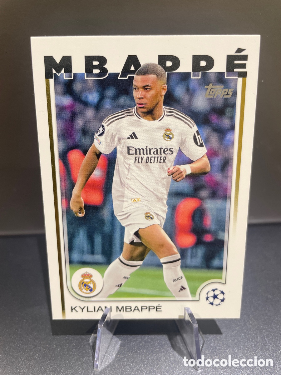 Cromos de F&uacute;tbol: Mbappe 1 Topps UCL 2024-25 Real Madrid