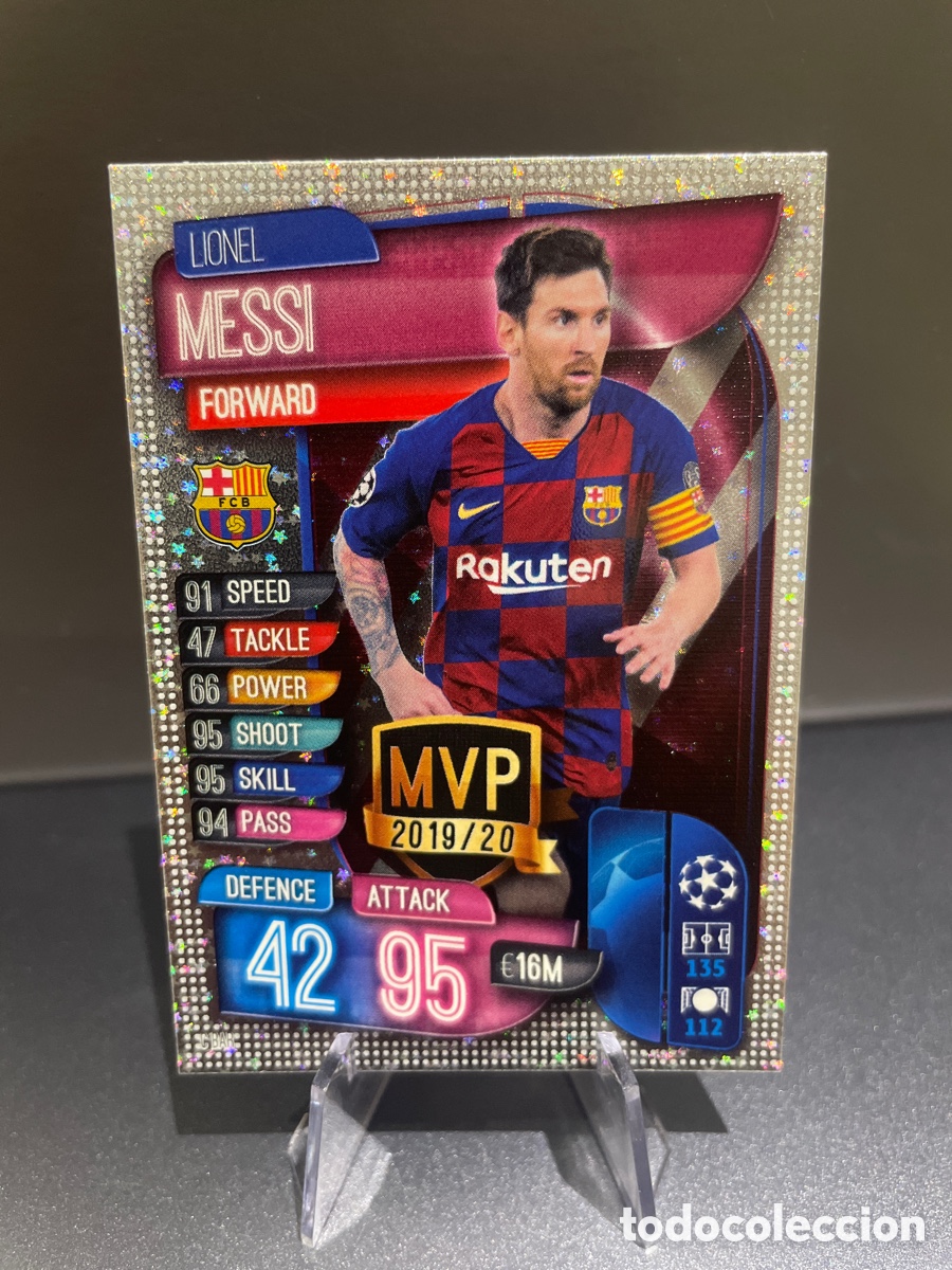 Cromos de F&uacute;tbol: Messi C BAR MVP Match Attax 2019-20 2019 2020 Topps Barcelona