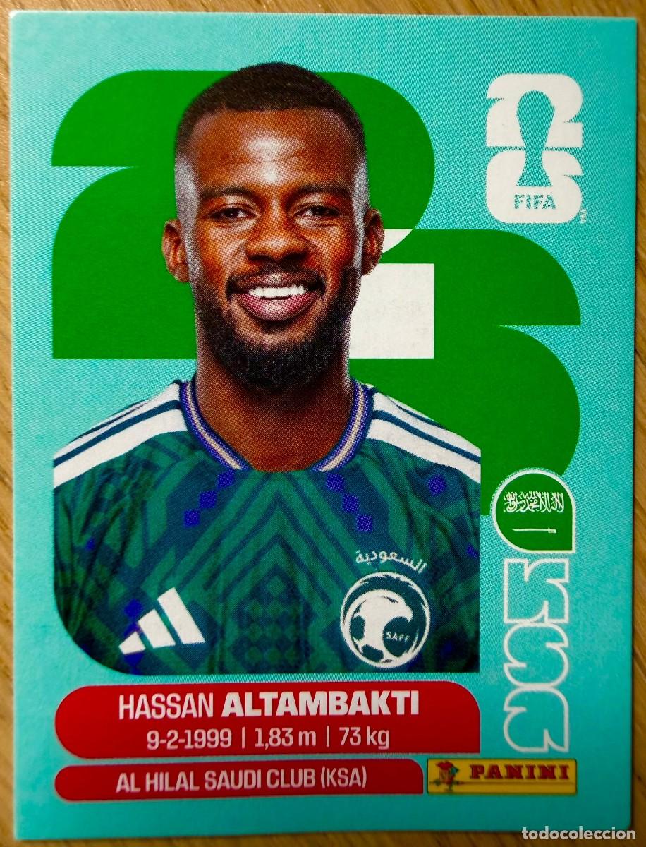 Cromos de F&uacute;tbol: KSA8 KSA 8 ALTAMBAKTI ARABIA SAUD&Iacute; MUNDIAL FIFA WORLD CUP 2026 26 STICKER CROMO PANINI SIN PEGAR