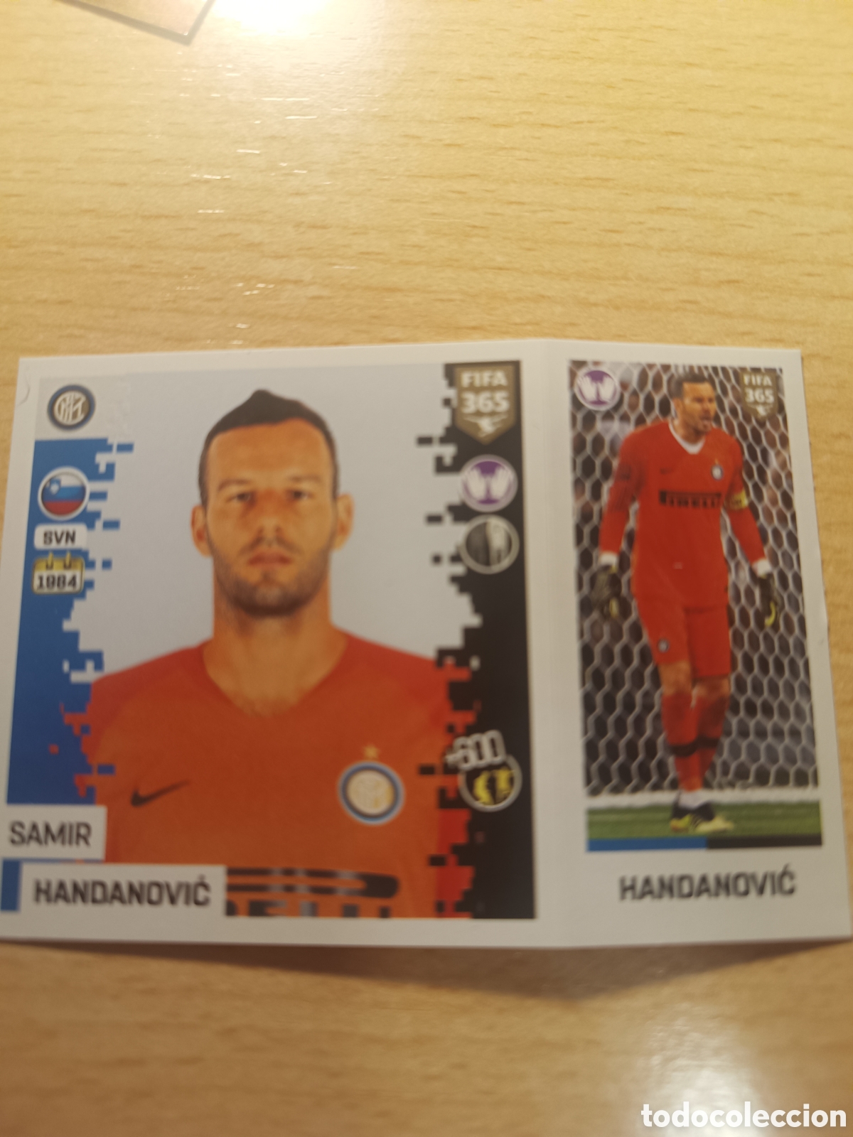 Cromos de F&uacute;tbol: 186 HANDANOVIC INTER DE MILAN STICKER PANINI FIFA 365 2018 2019 18 19