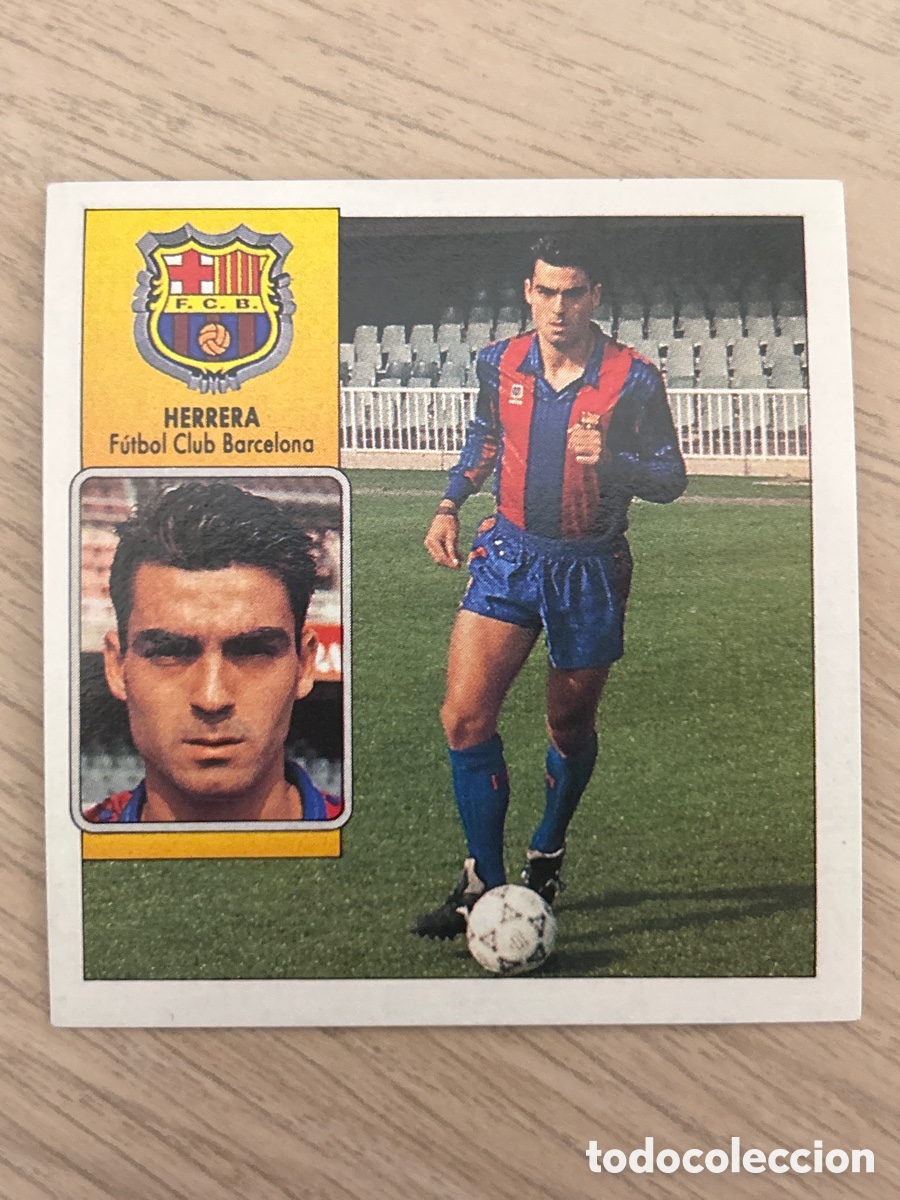 Cromos de F&uacute;tbol: HERRERA BARCELONA COLOCA LIGA ESTE 1992 1993 92 93 NUNCA PEGADO SIN PEGAR
