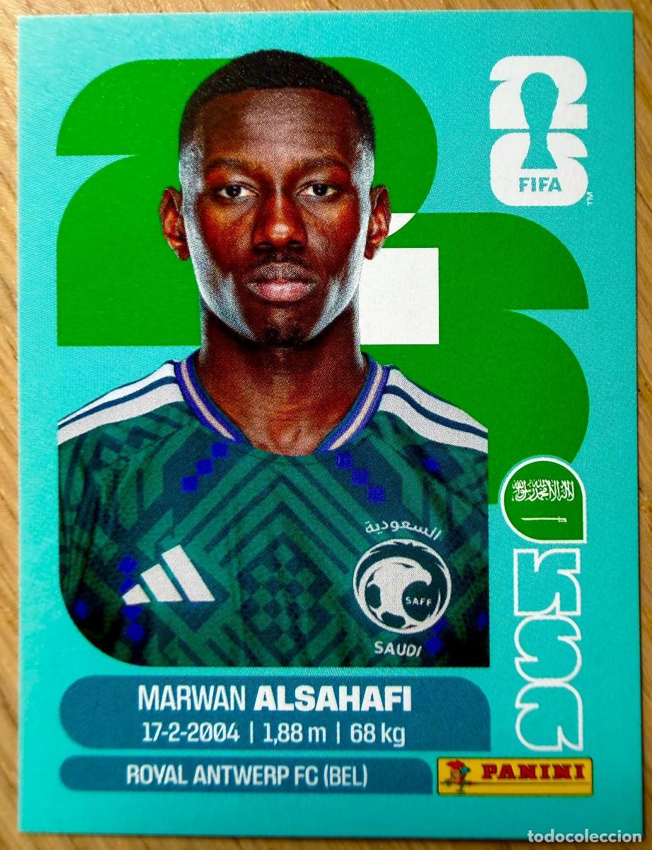 Cromos de F&uacute;tbol: KSA15 KSA 15 ALSAHAFI ARABIA SAUD&Iacute; MUNDIAL FIFA WORLD CUP 2026 26 STICKER CROMO PANINI SIN PEGAR