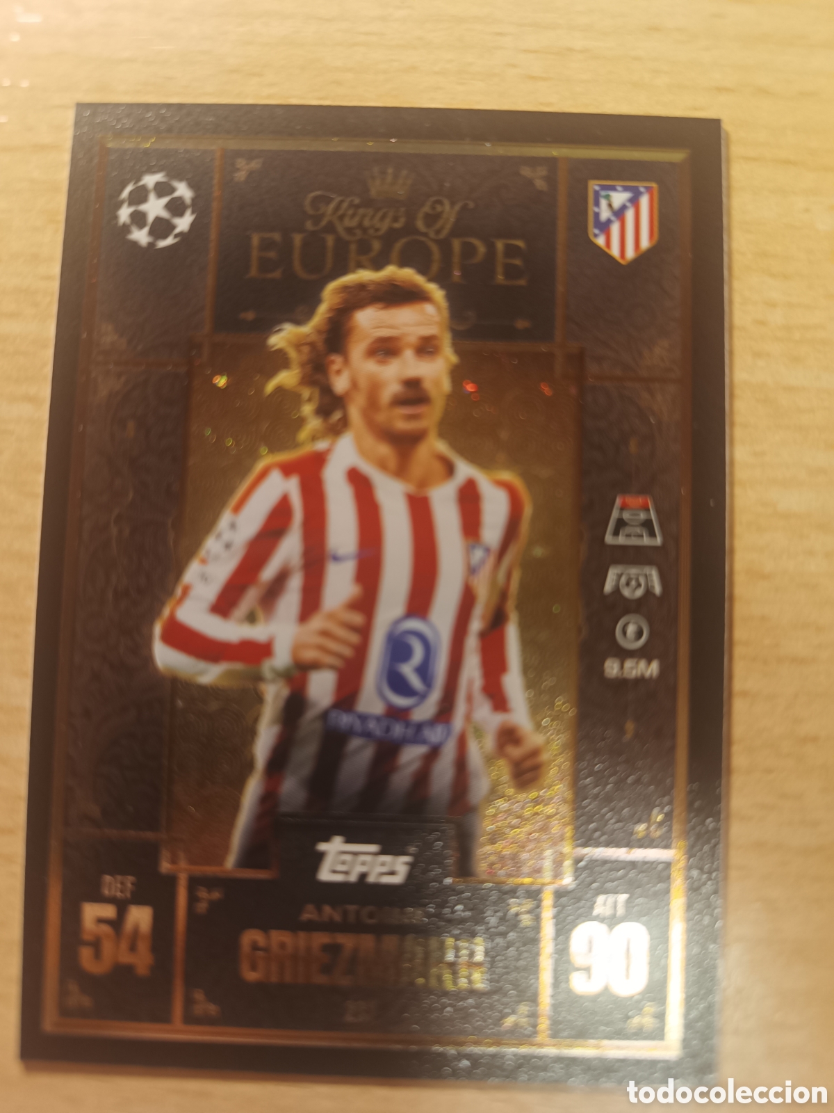 Cromos de F&uacute;tbol: 237 ANTOINE GRIEZMANN KINGS OF EUROPE ATL&Eacute;TICO DE MADRID MATCH ATTAX EXTRA 2025 2026 TOPPS 25 26