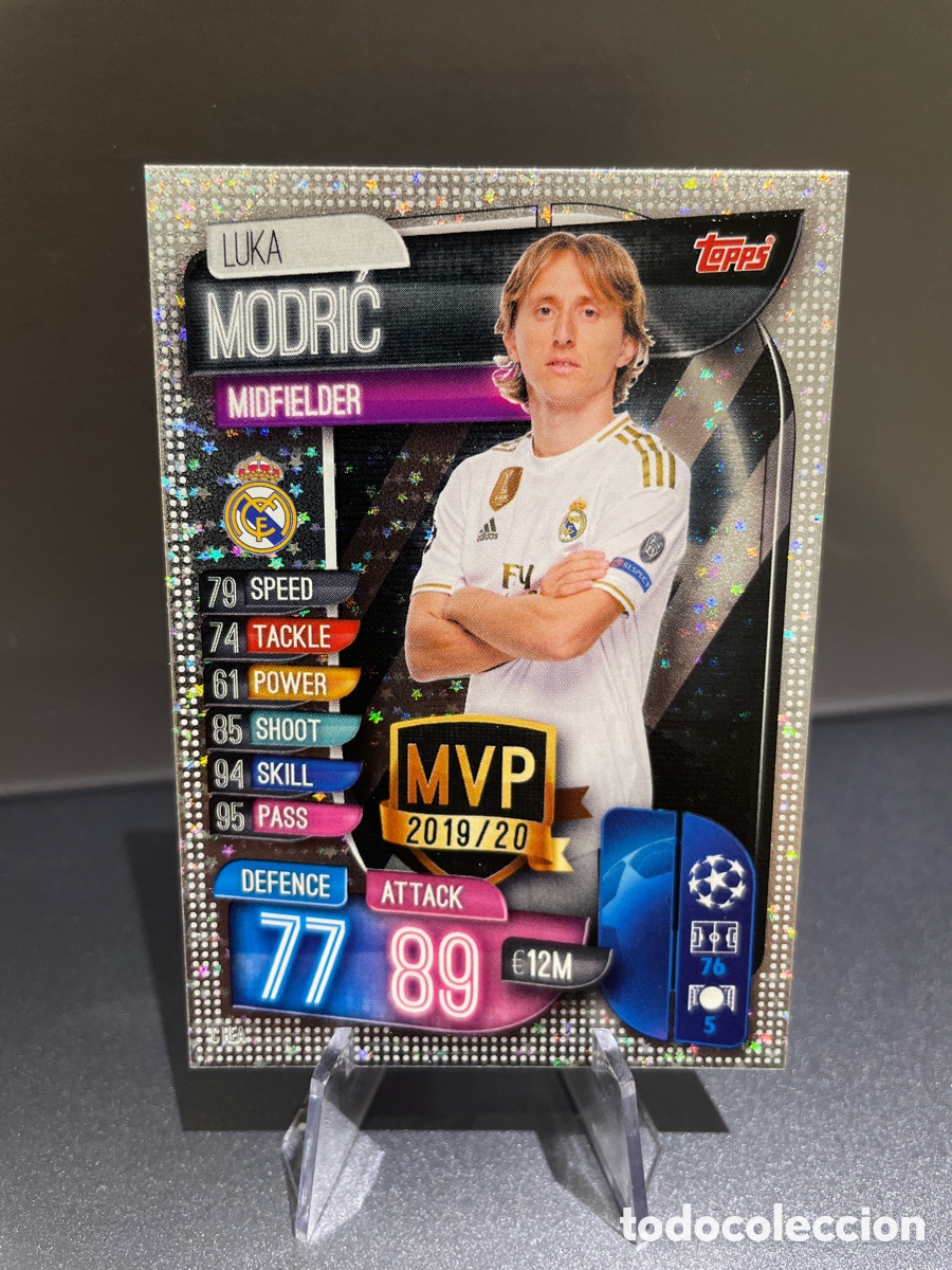 Cromos de F&uacute;tbol: Modric C REA MVP Match Attax 2019-20 2019 2020 Topps Real Madrid