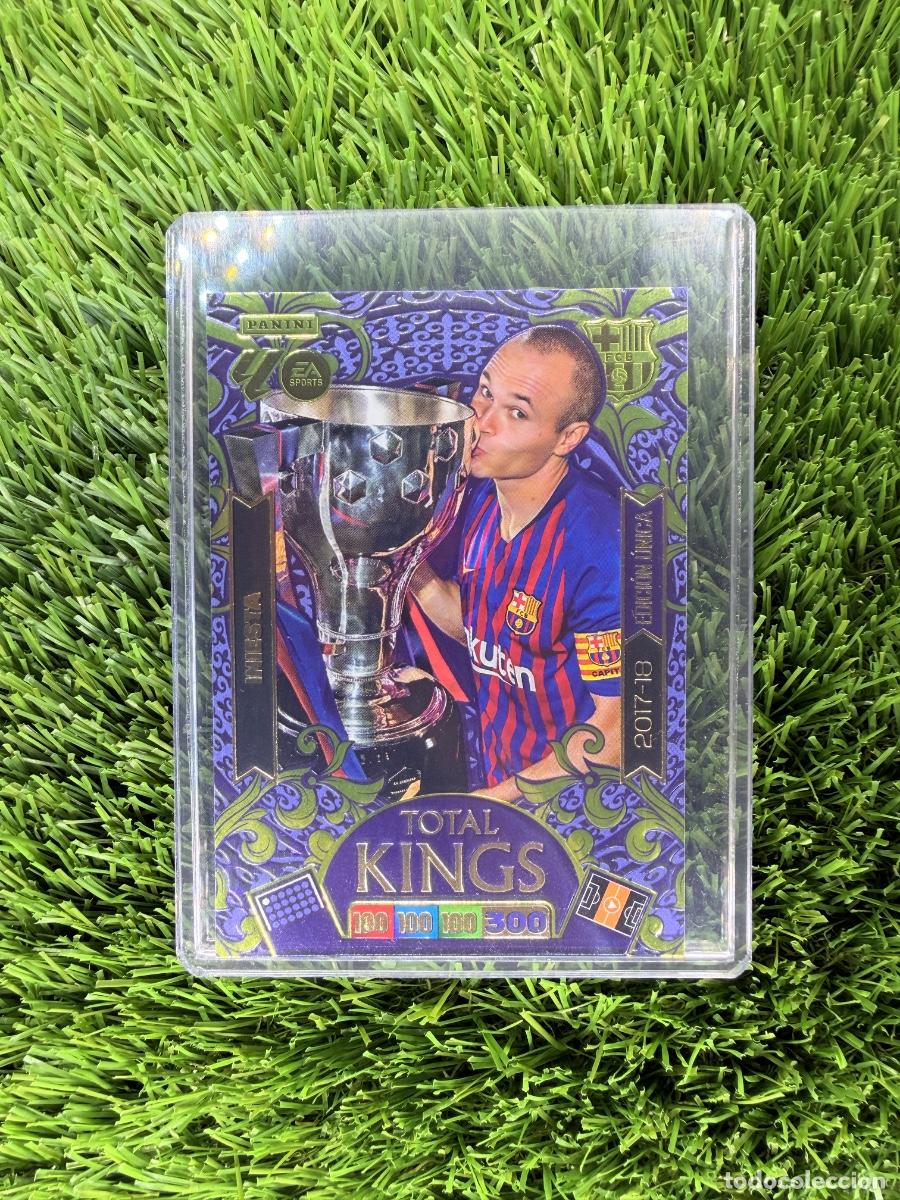 Cromos de Futebol: Iniesta 2017-18 Total Kings FC Barcelona Adrenalyn XL 25 26