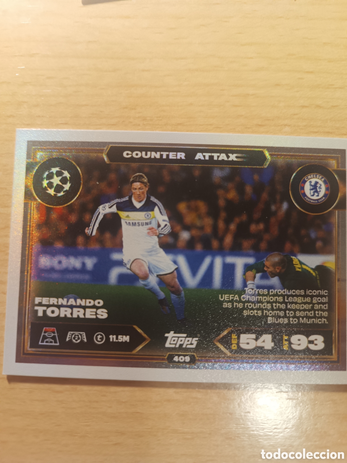 Cromos de Futebol: 409 FERNANDO TORRES COUNTER ATTAX CHELSEA MATCH ATTAX 2025 2026 TOPPS 25 26