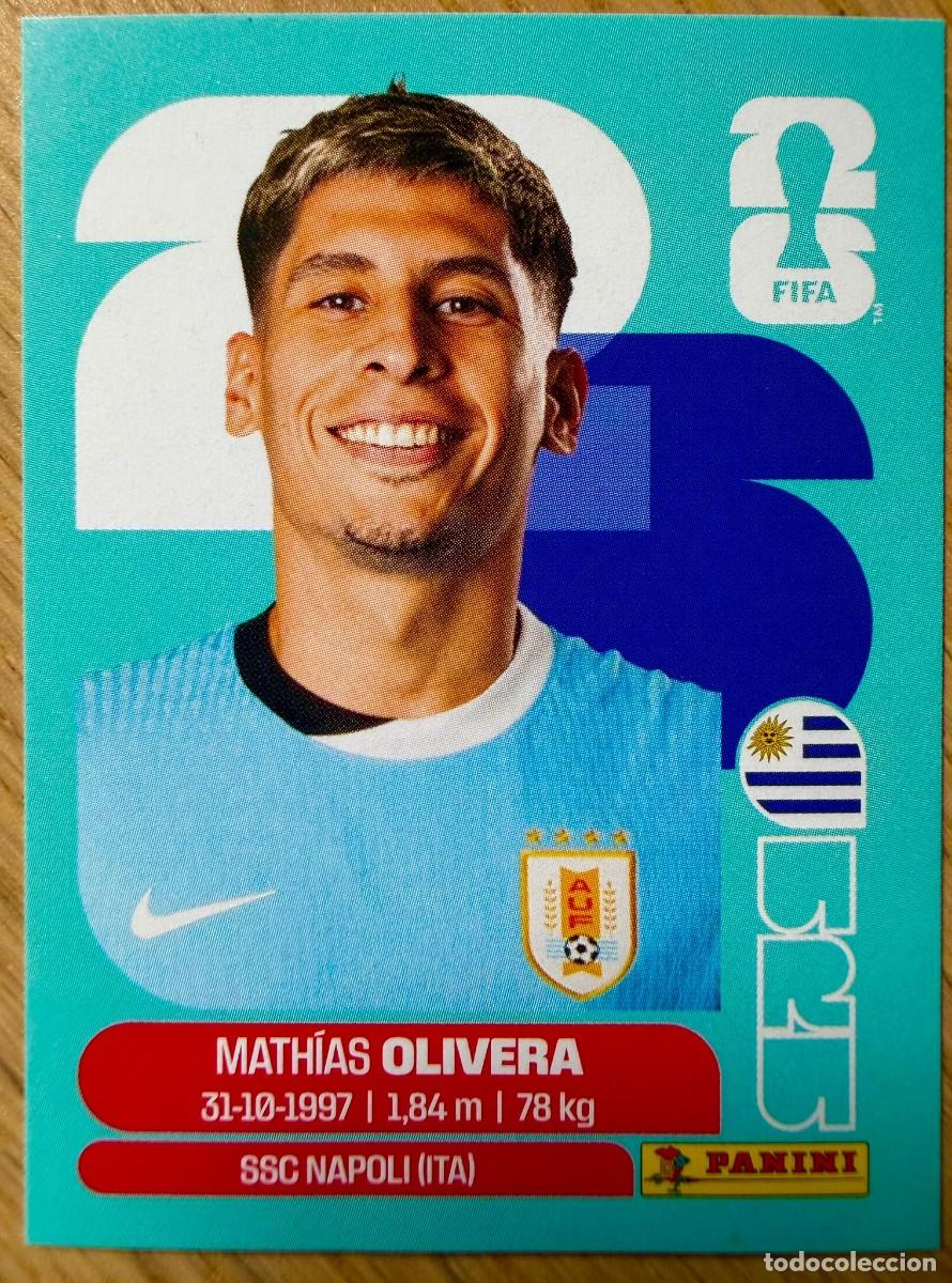 Cromos de Futebol: URU7 URU 7 MATHIAS OLIVERA URUGUAY MUNDIAL FIFA WORLD CUP 2026 26 STICKER CROMO PANINI SIN PEGAR