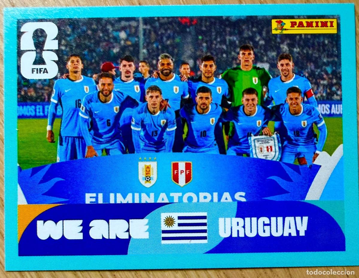 Cromos de F&uacute;tbol: URU13 URU 13 PLANTILLA URUGUAY MUNDIAL FIFA WORLD CUP 2026 26 STICKER CROMO PANINI SIN PEGAR