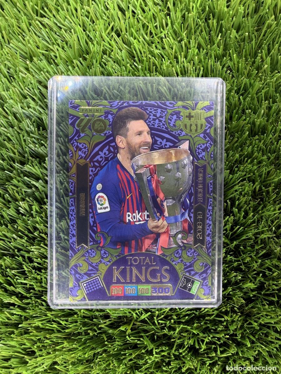 Cromos de F&uacute;tbol: Messi 2018-19 Total Kings FC Barcelona Adrenalyn XL 25 26