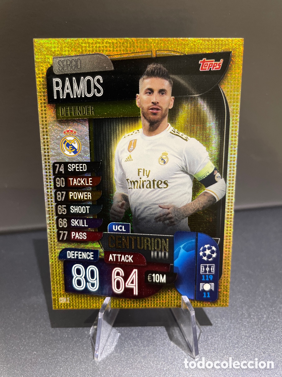 Cromos de F&uacute;tbol: Ramos CEN 2 Centurion 100 Match Attax 2019-20 2019 2020 Topps Real Madrid