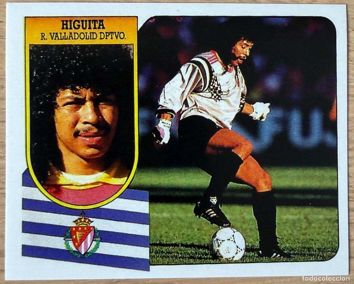 Cromos de F&uacute;tbol: HIGUITA VALLADOLID 91 92 1991 1992 COLOCA FACSIMIL VERSION ADHESIVO NUEVO SIN PEGAR LIGA ESTE