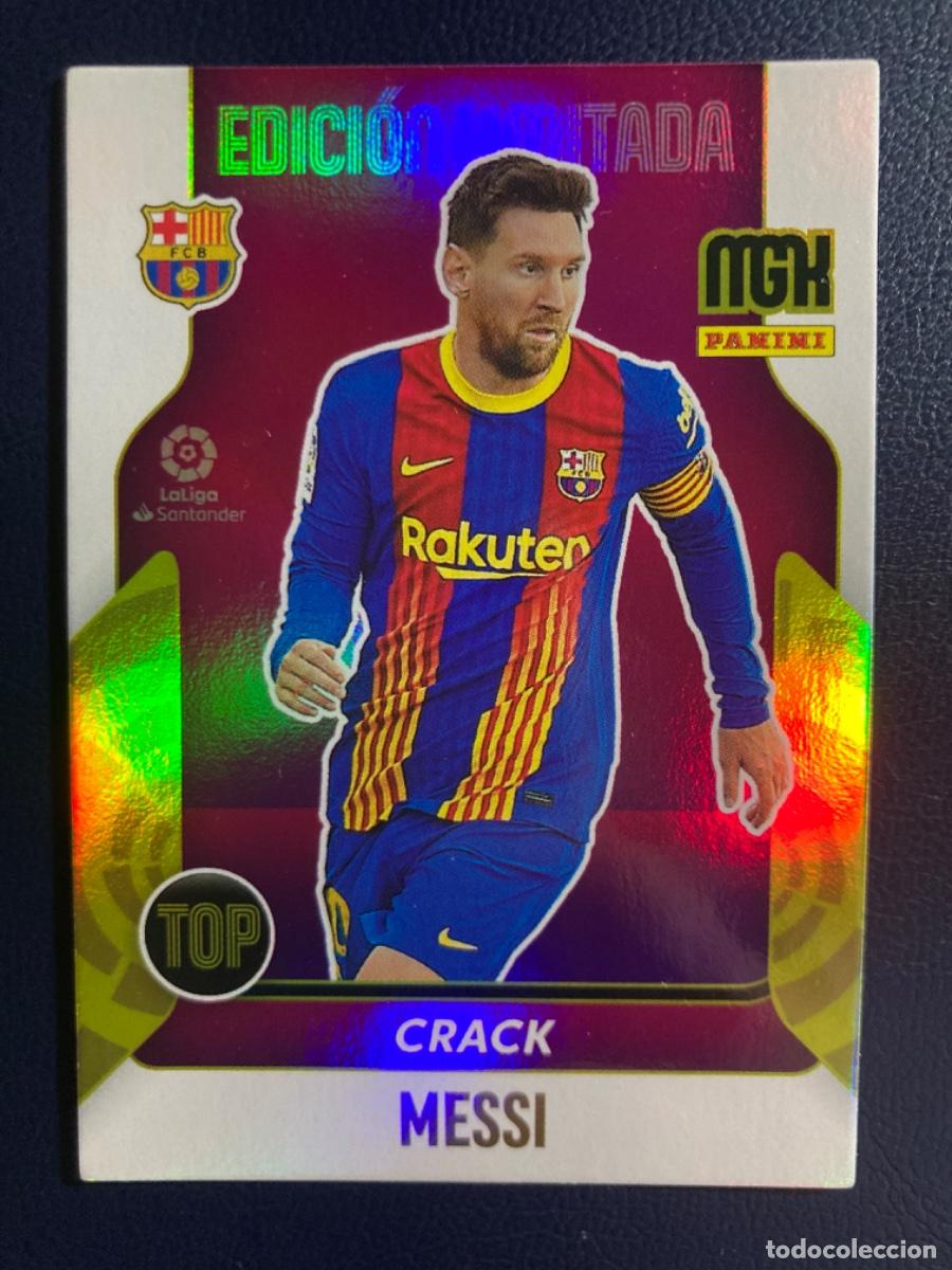 Cromos de F&uacute;tbol: EDICION LIMITADA MESSI FC BARCELONA PANINI MEGACRACKS 2021 2022 LIGA 21 22 MEGA CRACKS