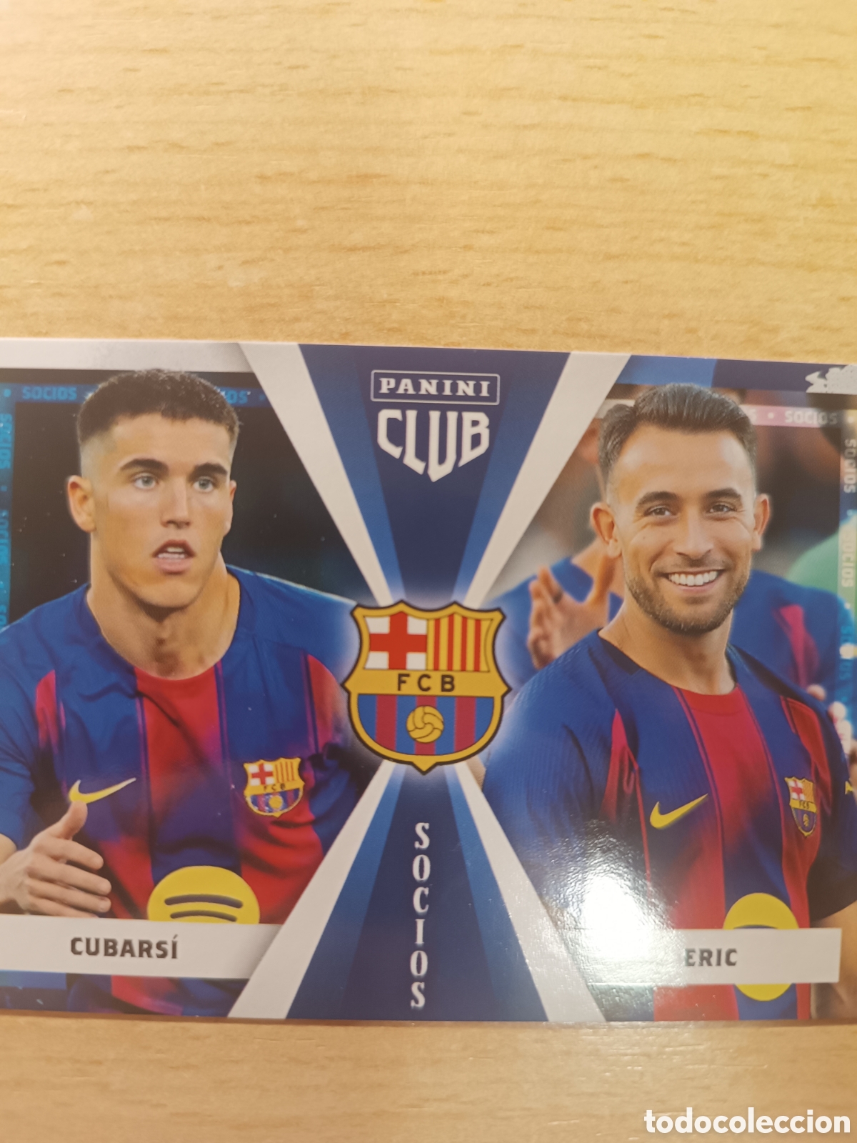 Cromos de F&uacute;tbol: 46 CUBARSI ERIC GARCIA SOCIOS PANINI CLUB FC BARCELONA 2025 2026 25 26