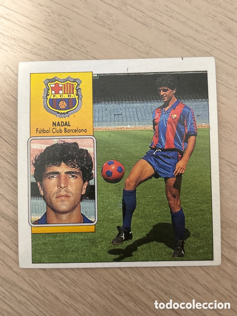 Cromos de F&uacute;tbol: NADAL F. C. BARCELONA LIGA ESTE 1992 1993 92 93 NUNCA PEGADO SIN PEGAR