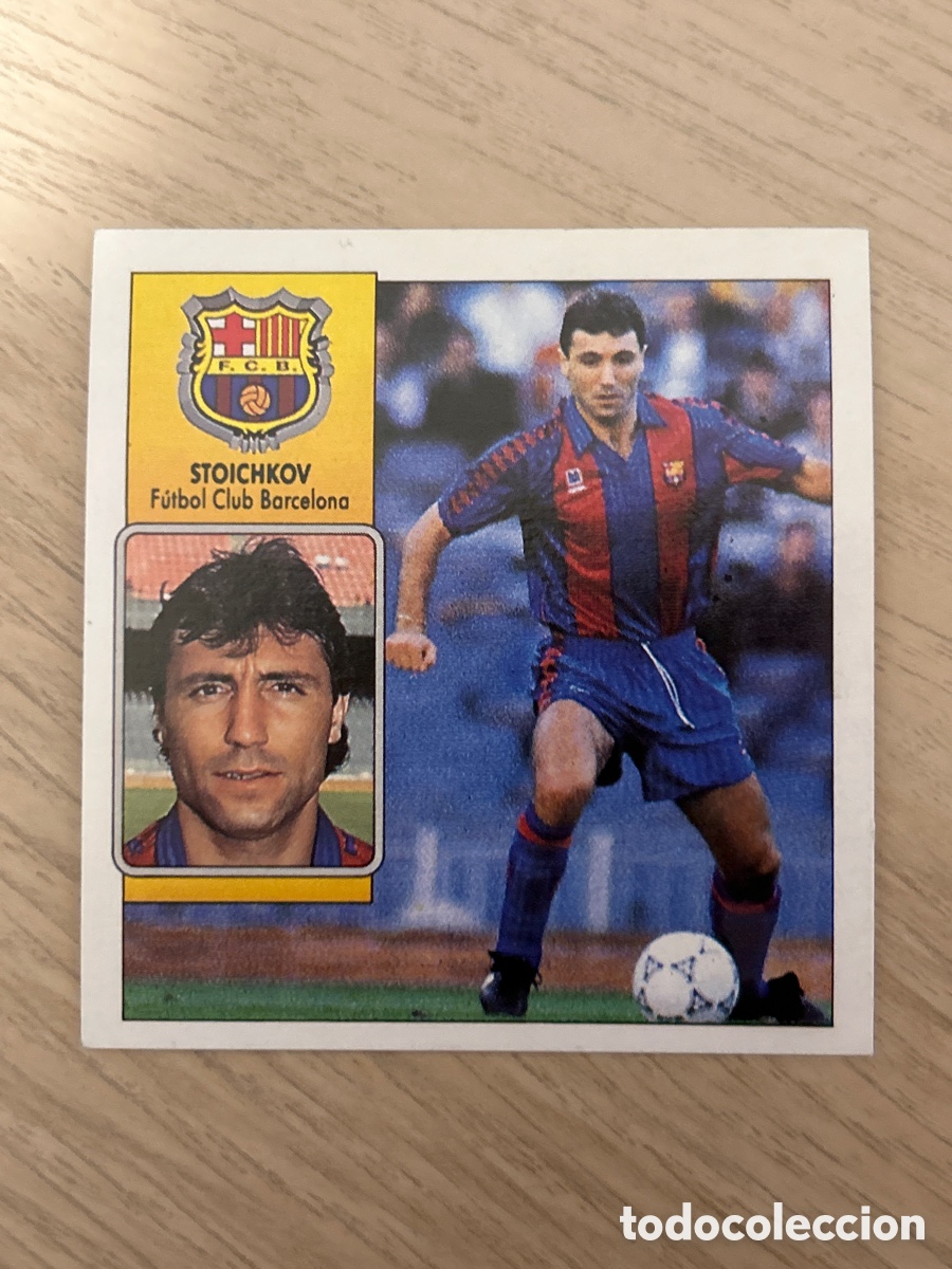 Cromos de F&uacute;tbol: STOICHKOV BARCELONA LIGA ESTE 1992 1993 92 93 NUNCA PEGADO SIN PEGAR