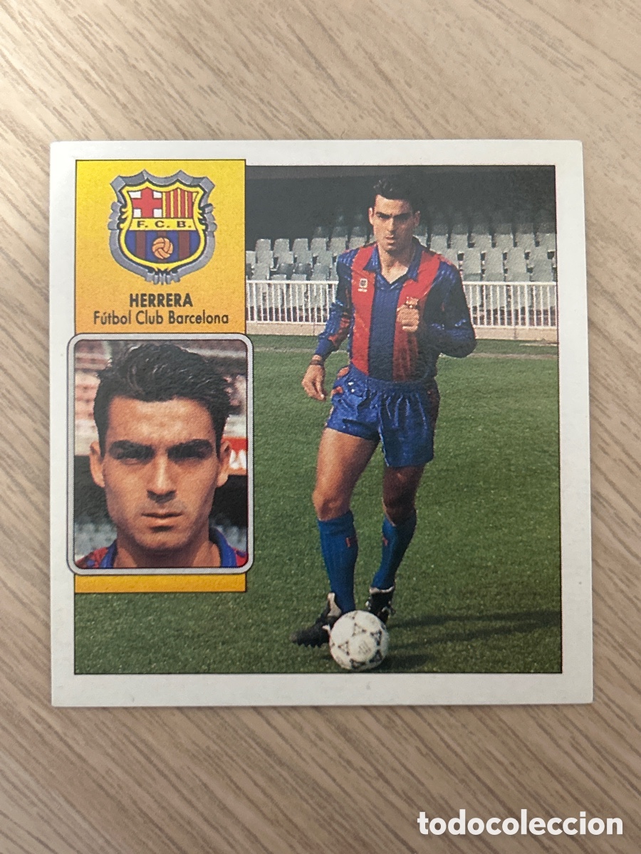 Cromos de F&uacute;tbol: HERRERA BARCELONA COLOCA LIGA ESTE 1992 1993 92 93 NUNCA PEGADO SIN PEGAR