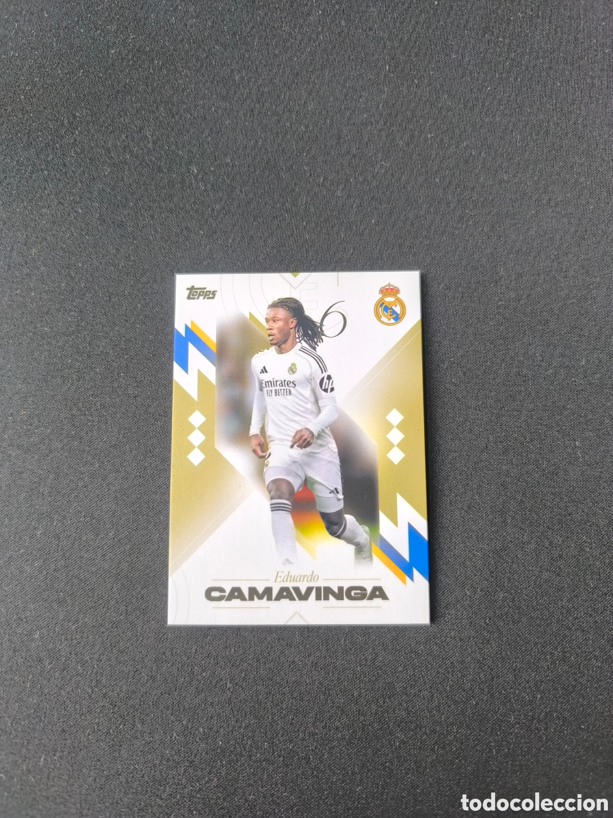Cromos de F&uacute;tbol: Eduardo Camavinga Topps LOS BLANCOS Real Madrid
