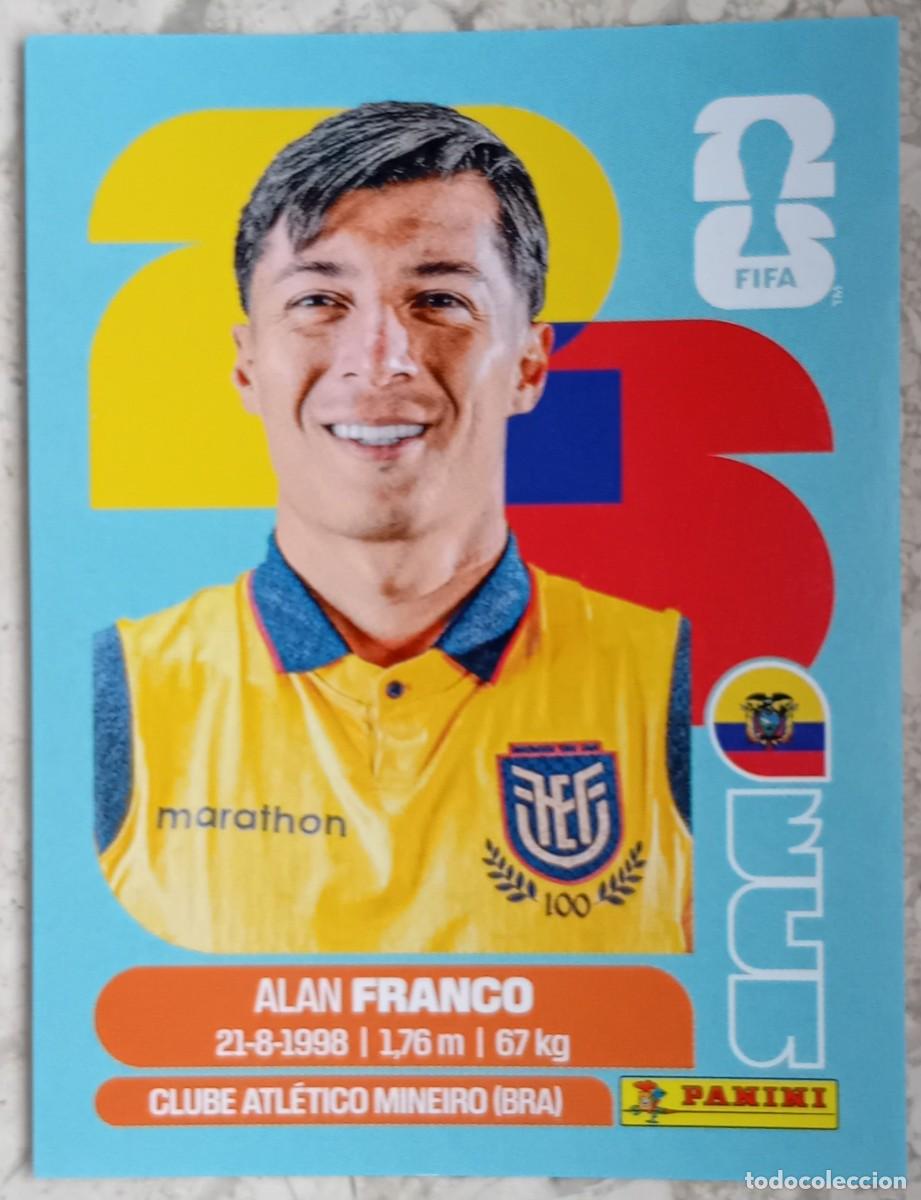 Cromos de F&uacute;tbol: Figurina Panini 2026 Cromo World Cup Usa Mundial 2026 Alan Franco Ecuador n ECU 10