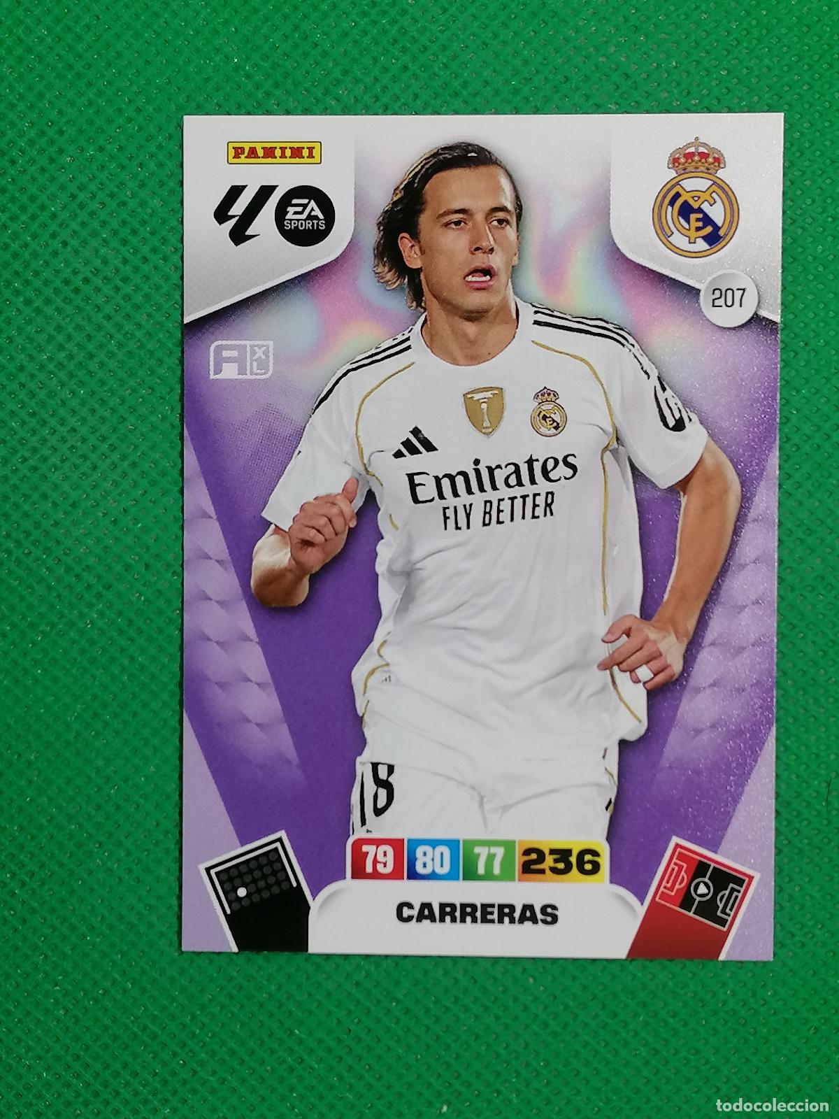 Cromos de F&uacute;tbol: 207 CARRERAS REAL MADRID ⚽ LIGA ADRENALYN XL 2025 2026 25 26 ⚽