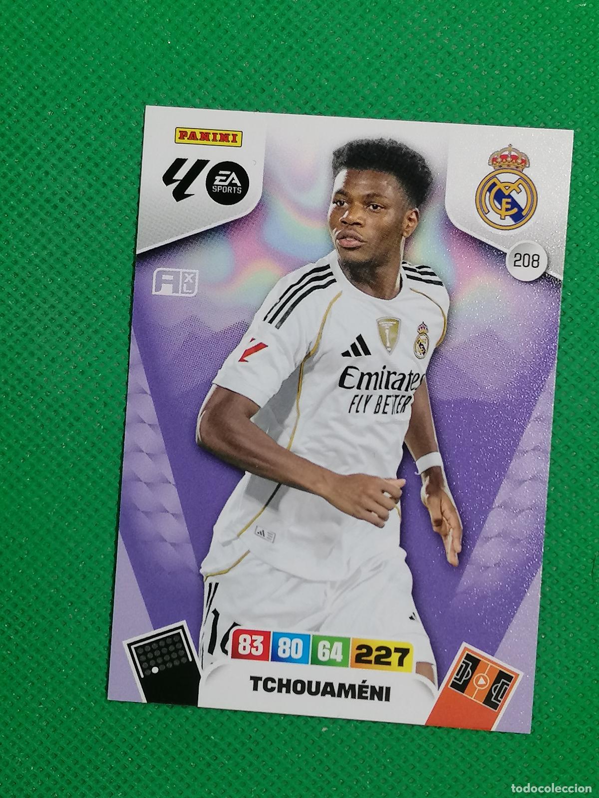 Cromos de F&uacute;tbol: 208 TCHOUAMENI REAL MADRID ⚽ LIGA ADRENALYN XL 2025 2026 25 26 ⚽