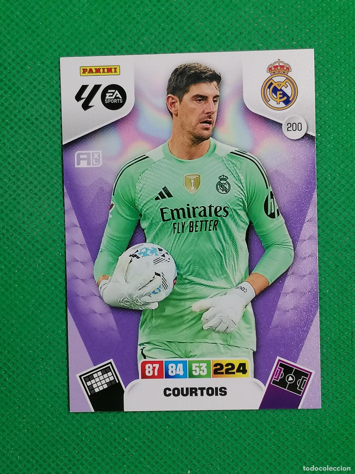 Cromos de F&uacute;tbol: 200 COURTOIS REAL MADRID ⚽ LIGA ADRENALYN XL 2025 2026 25 26 ⚽