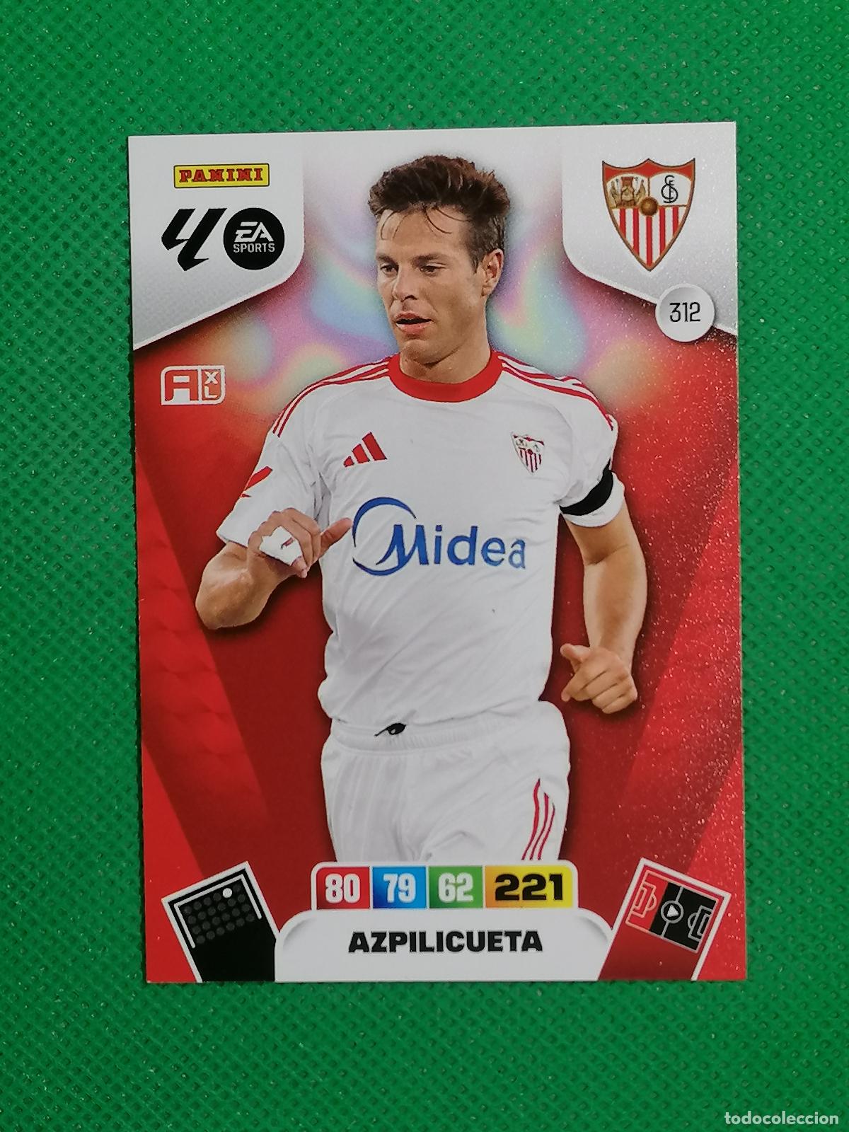 Cromos de F&uacute;tbol: 312 AZPILICUETA SEVILLA ⚽ LIGA ADRENALYN XL 2025 2026 25 26 ⚽