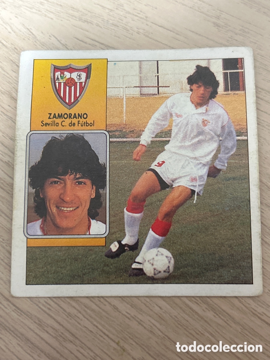 Cromos de F&uacute;tbol: ZAMORANO SEVILLA BAJA LIGA ESTE 1992 1993 92 93 NUNCA PEGADO SIN PEGAR