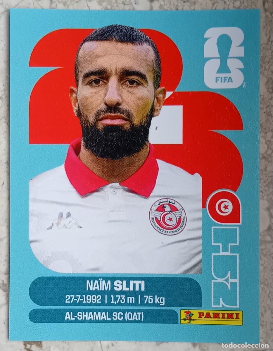 Cartes &agrave; collectionner de Football: Figurina Panini 2026 Cromo World Cup Usa Mundial 2026 Naim Sliti Tunisia n TUN 20