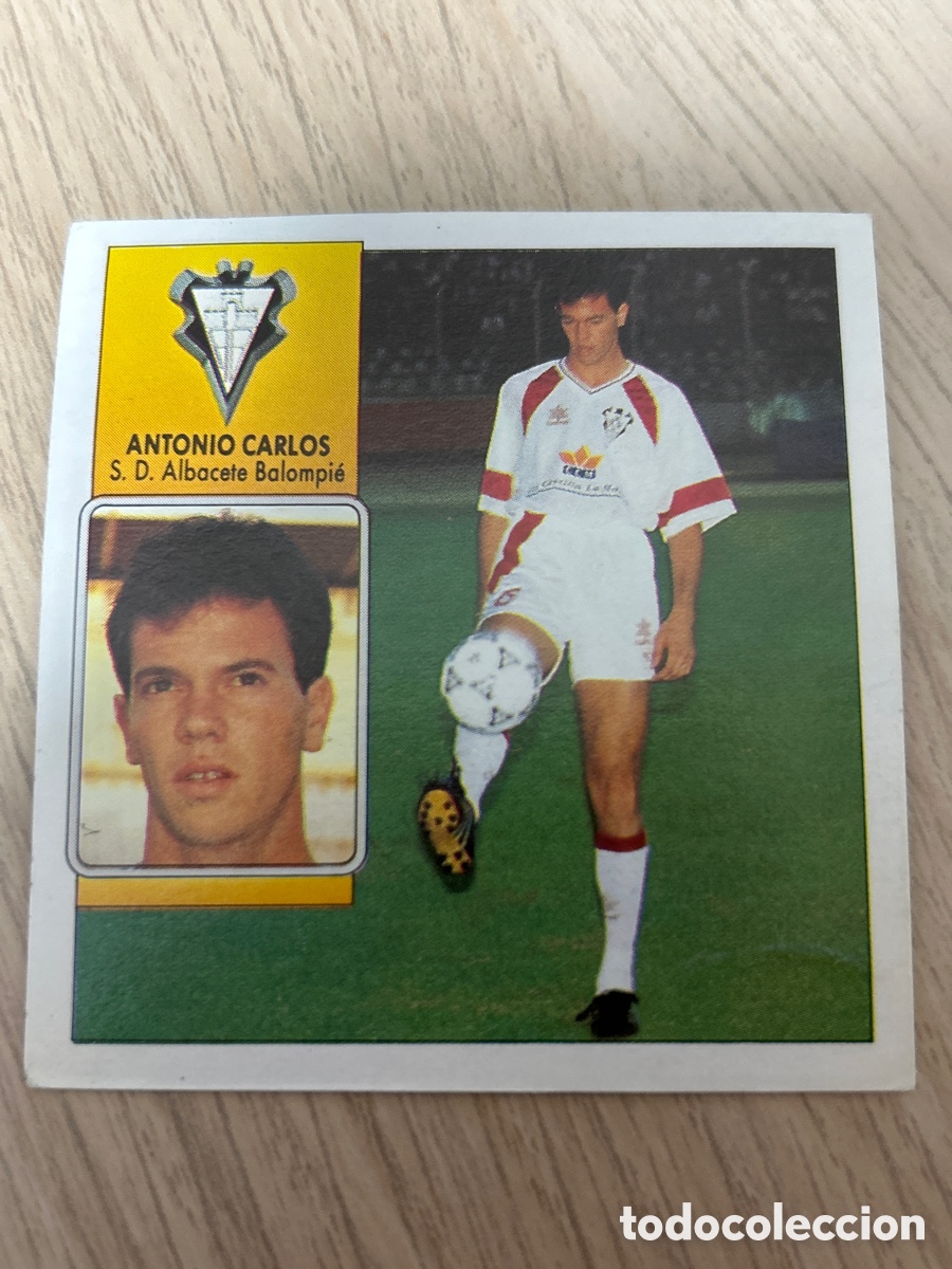 Cartes &agrave; collectionner de Football: ANTONIO CARLOS ALBACETE COLOCA LIGA ESTE 1992 1993 92 93 NUNCA PEGADO SIN PEGAR