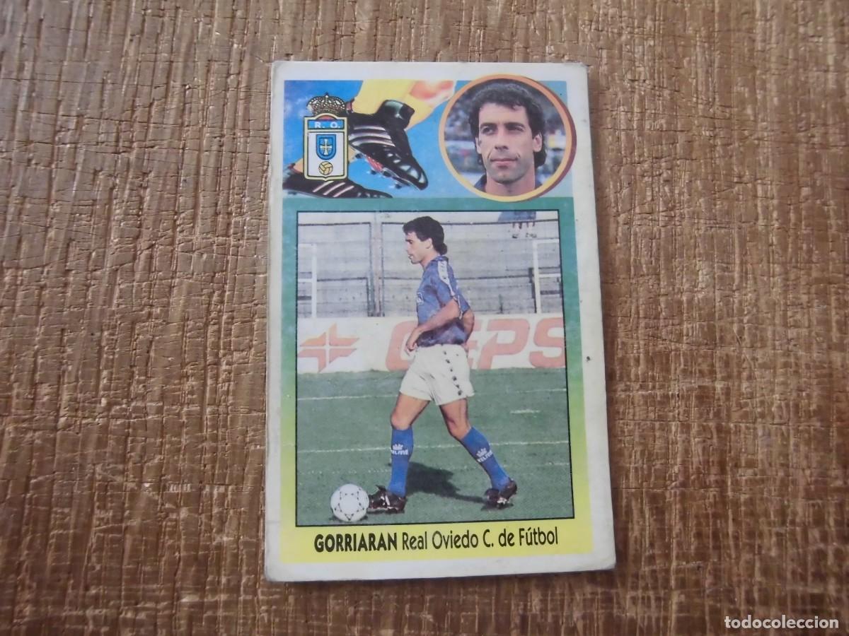 Cromos de F&uacute;tbol: GORRIAR&Aacute;N OVIEDO LIGA 93-94 EDICIONES ESTE CROMO CART&Oacute;N RECUPERADO