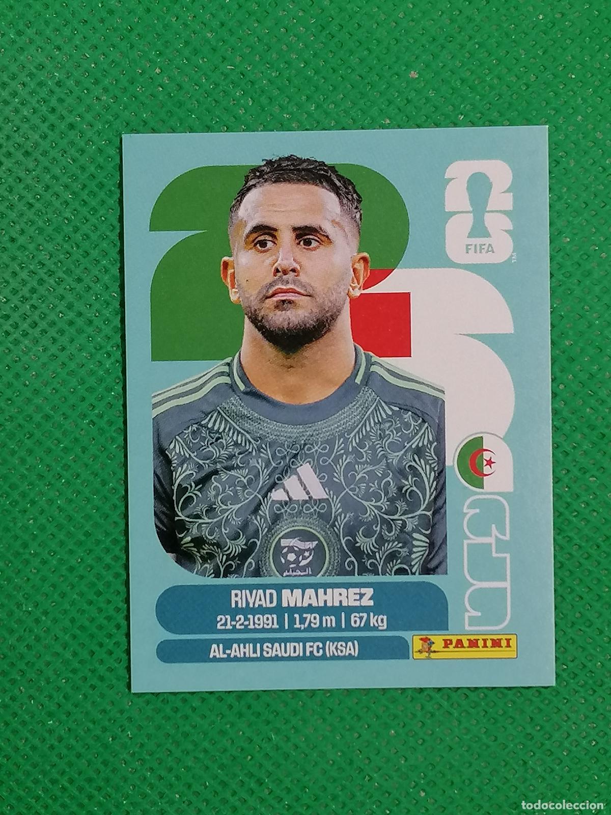 Football Stickers: ALG 15 ALG15 RIYAD MAHREZ ARGELIA ⚽ PANINI FIFA MUNDIAL WORLD CUP 26 2026 STICKER ⚽