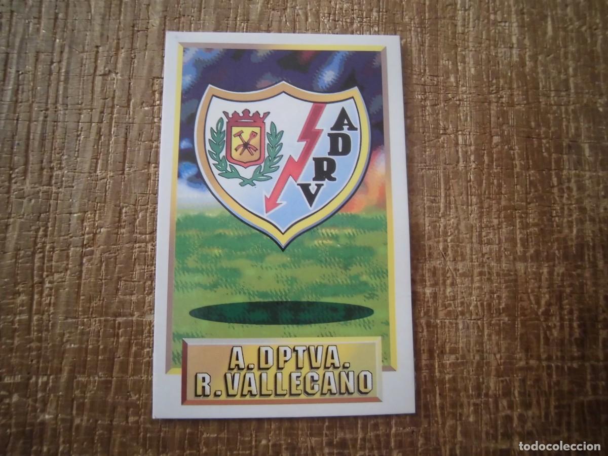 Cromos de F&uacute;tbol: ESCUDO RAYO VALLECANO LIGA 93-94 EDICIONES ESTE CROMO CART&Oacute;N RECUPERADO