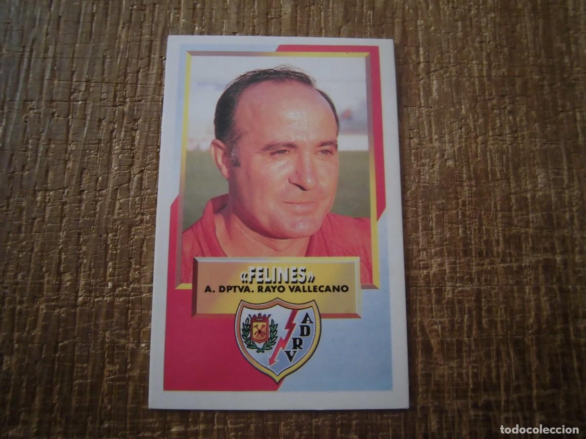 Cromos de F&uacute;tbol: FELINES ENTRENADOR RAYO VALLECANO LIGA 93-94 EDICIONES ESTE CROMO CART&Oacute;N RECUPERADO