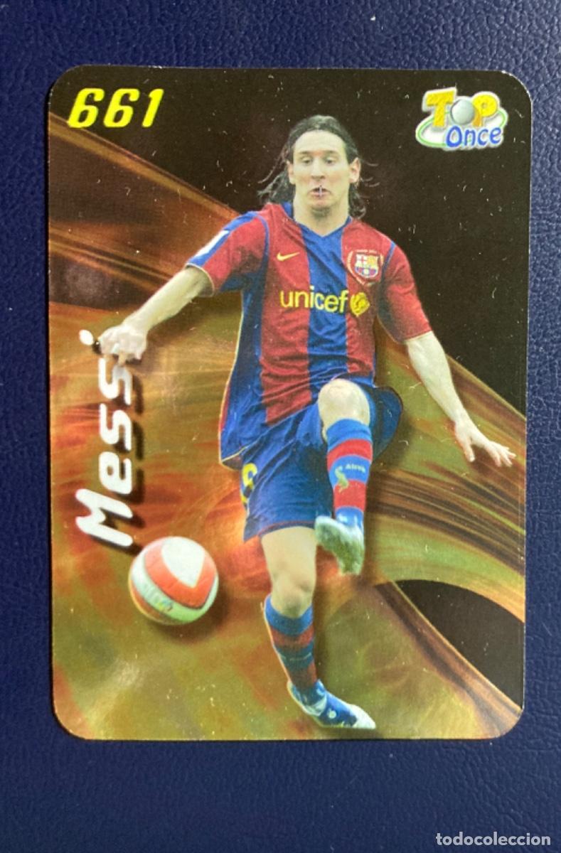 Football Stickers: 661 MESSI TOP ONCE BRILLO LISO F.C. BARCELONA MUNDICROMO LIGA 2007 2008 07 08