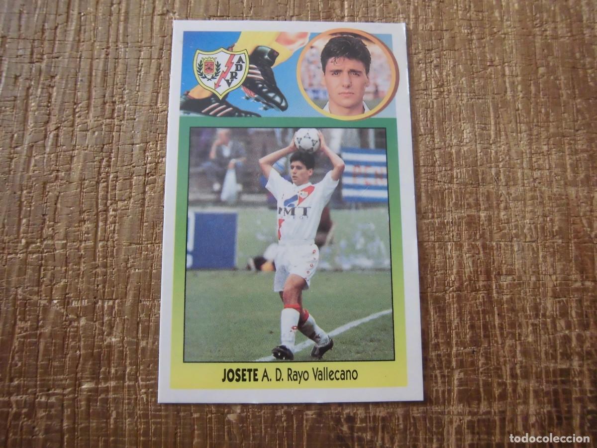 Cromos de F&uacute;tbol: JOSETE RAYO VALLECANO LIGA 93-94 EDICIONES ESTE CROMO CART&Oacute;N RECUPERADO
